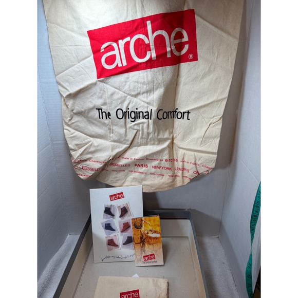 RARE Arche AREUH Nubuck Leather Ankle Boots Burnt Orange Zip Closure Size 39 - Picture 13 of 13